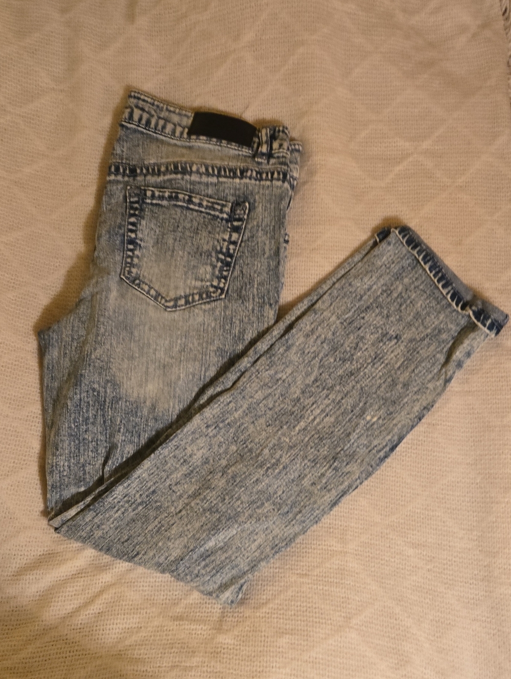 Forever 21 Light Blue Skinny Jeans - Washed Denim